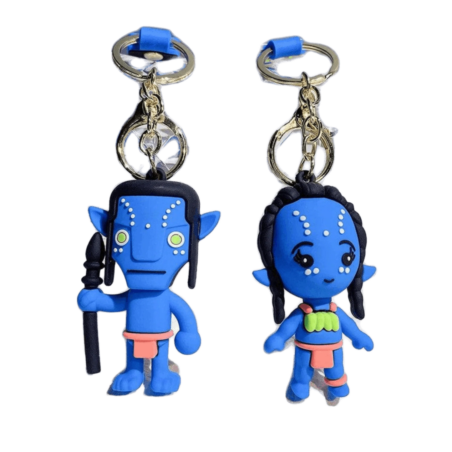 Avatar The Way of Water Keychain Jake Sully Neytiri Na’vi Doll Pendant Keyrings Accessories for Backpack Key Holder - VivianFongDesigns LLC