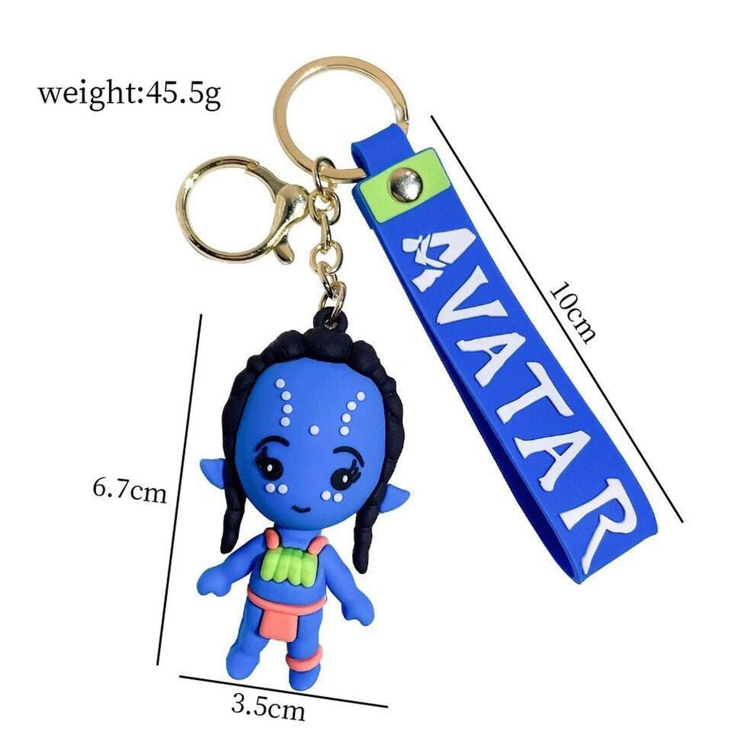 Avatar The Way of Water Keychain Jake Sully Neytiri Na’vi Doll Pendant Keyrings Accessories for Backpack Key Holder - Vivian Fong Designs