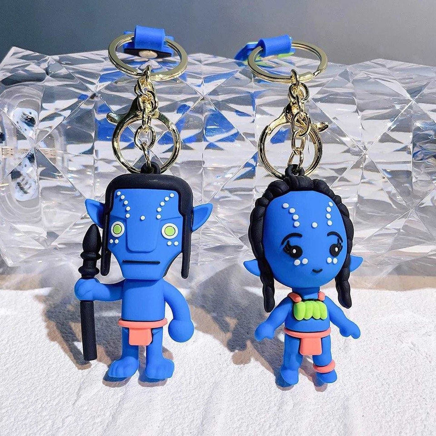 Avatar The Way of Water Keychain Jake Sully Neytiri Na’vi Doll Pendant Keyrings Accessories for Backpack Key Holder - Vivian Fong Designs