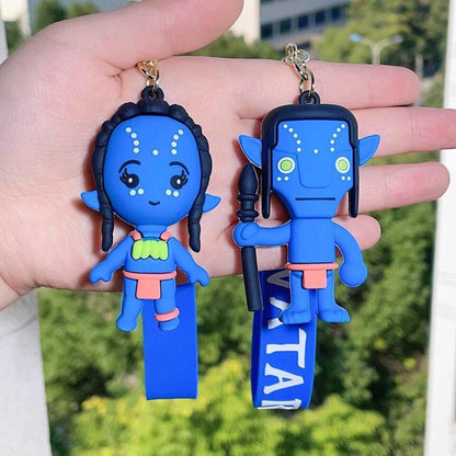 Avatar The Way of Water Keychain Jake Sully Neytiri Na’vi Doll Pendant Keyrings Accessories for Backpack Key Holder - Vivian Fong Designs