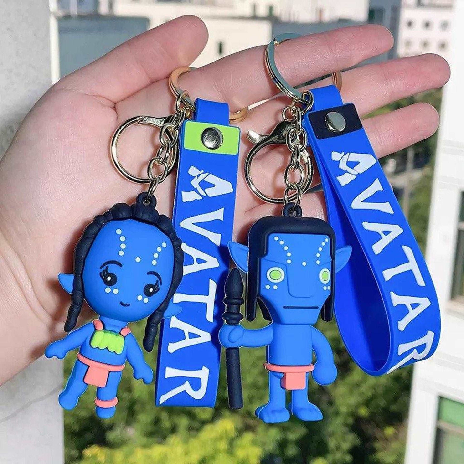 Avatar The Way of Water Keychain Jake Sully Neytiri Na’vi Doll Pendant Keyrings Accessories for Backpack Key Holder - Vivian Fong Designs