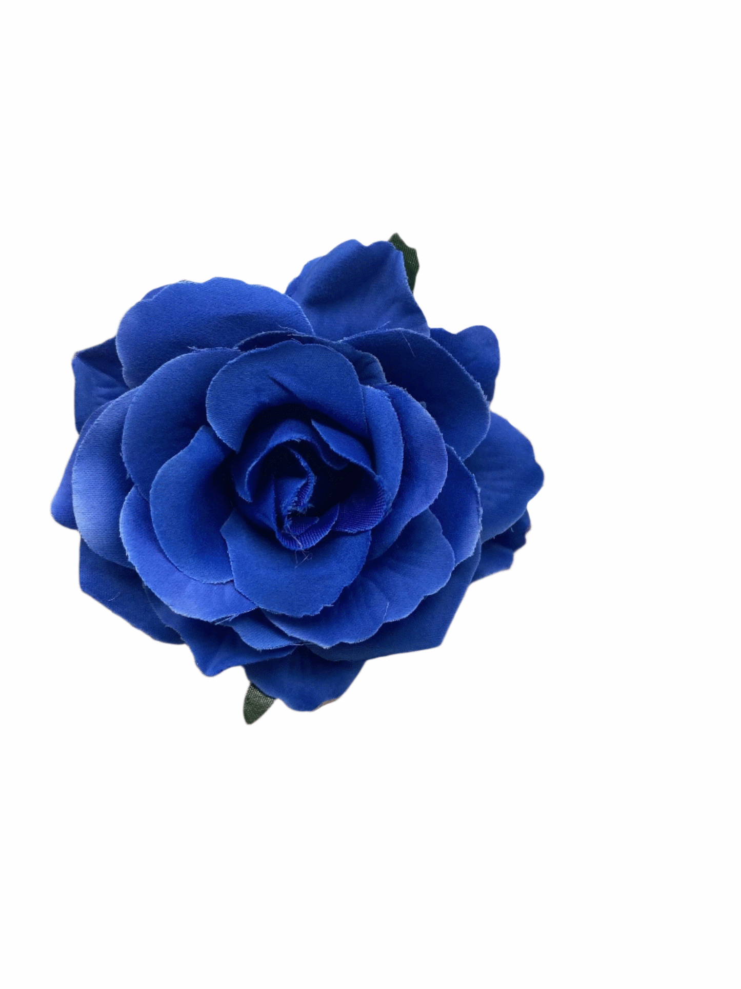 Blue Rose Hair Clip - Fashionable and Unique - Vivian Fong Designs