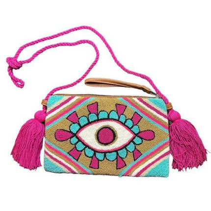 Bolsa Wayuu Traditional Colombian Crossbody Handbag - VivianFongDesignsLLC