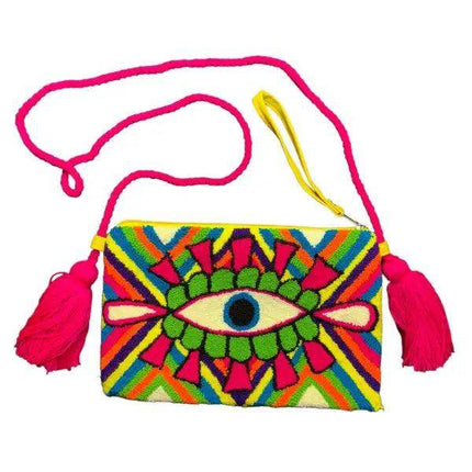 Bolsa Wayuu Traditional Colombian Crossbody Handbag - VivianFongDesignsLLC