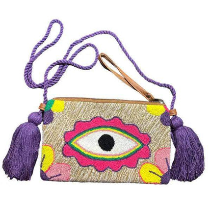 Bolsa Wayuu Traditional Colombian Crossbody Handbag - VivianFongDesignsLLC