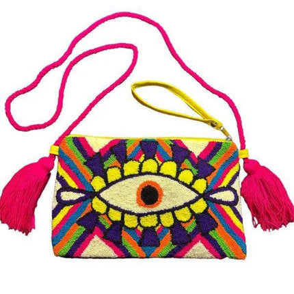 Bolsa Wayuu Traditional Colombian Crossbody Handbag - VivianFongDesignsLLC