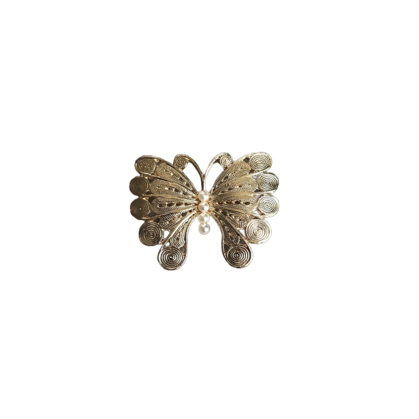 Stainless Steel Butterfly Brooch for Panamanian Pollera