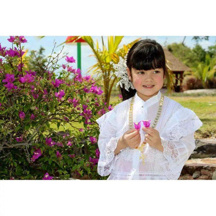 Cadena Chata Necklace for Panamanian Pollera - VivianFongDesignsLLC