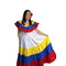 Colombia Traditional Dress with Blouse and Skirt - VivianFongDesignsLLC