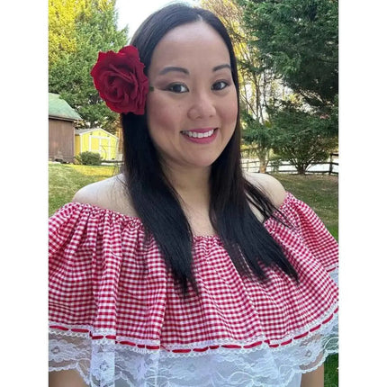 Colombian Traditional Cumbia Blouse - VivianFongDesignsLLC