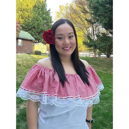 Colombian Traditional Cumbia Blouse - VivianFongDesignsLLC