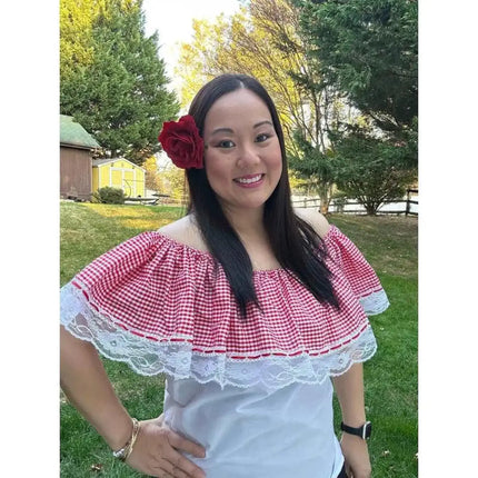 Colombian Traditional Cumbia Blouse - VivianFongDesignsLLC