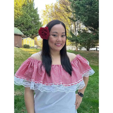 Colombian Traditional Cumbia Blouse - VivianFongDesignsLLC