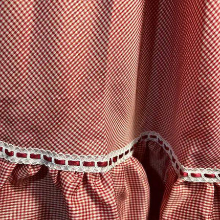 Colombian Traditional Cumbia Dress with White Blouse - VivianFongDesignsLLC