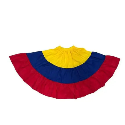 Colombian Traditional Tri-color Dress for Girls - VivianFongDesignsLLC