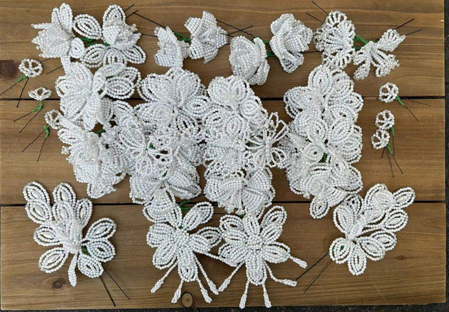 Complete Set Authentic Luxurious Tembleques with Crystals - VivianFongDesignsLLC