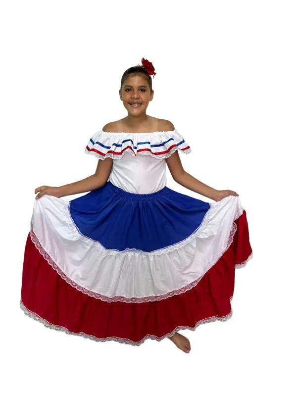 Dominican Republic Traditional Girls Casual Dress 8 Dominican Republic Traditional Girls Casual Dress 8