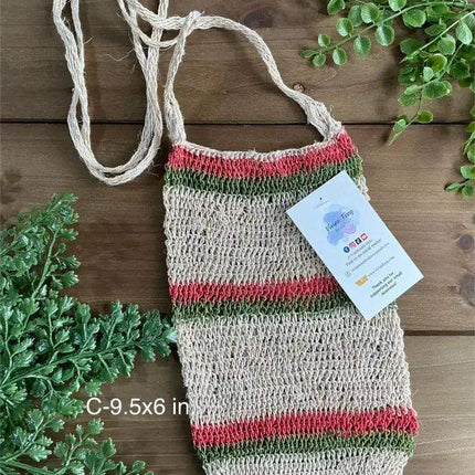 Handmade Panamanian Chacara Bag - Artisanal Folk Accessory - VivianFongDesignsLLC