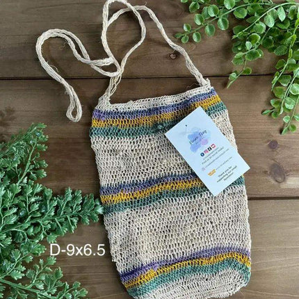 Handmade Panamanian Chacara Bag - Artisanal Folk Accessory - VivianFongDesignsLLC