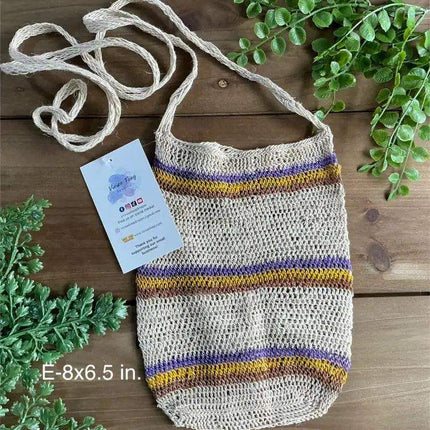 Handmade Panamanian Chacara Bag - Artisanal Folk Accessory - VivianFongDesignsLLC