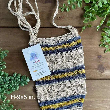 Handmade Panamanian Chacara Bag - Artisanal Folk Accessory - VivianFongDesignsLLC