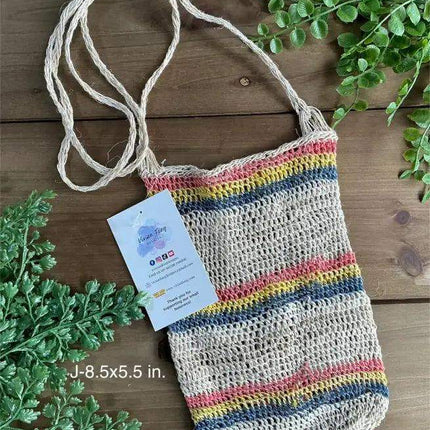 Handmade Panamanian Chacara Bag - Artisanal Folk Accessory - VivianFongDesignsLLC