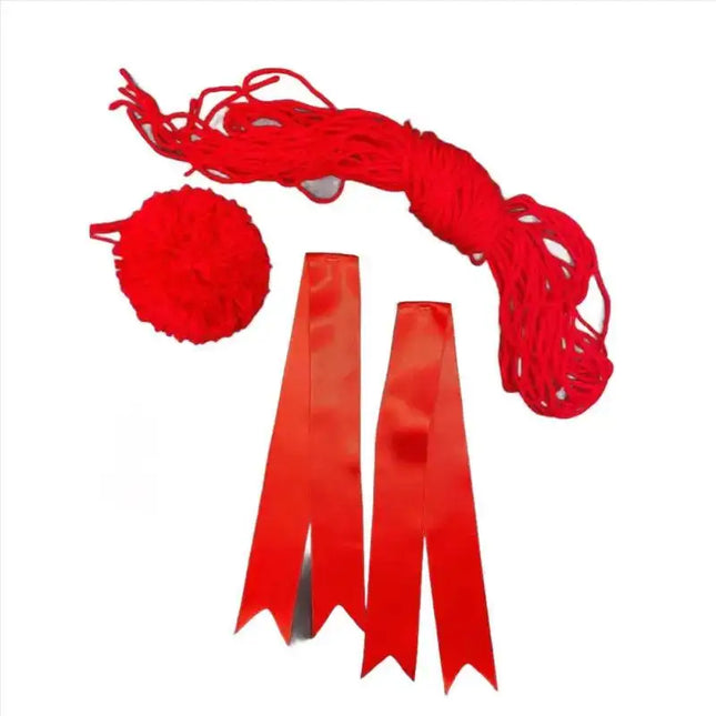 Handmade PomPom (Mota) Yarn Set for Panamanian Pollera - VivianFongDesignsLLC