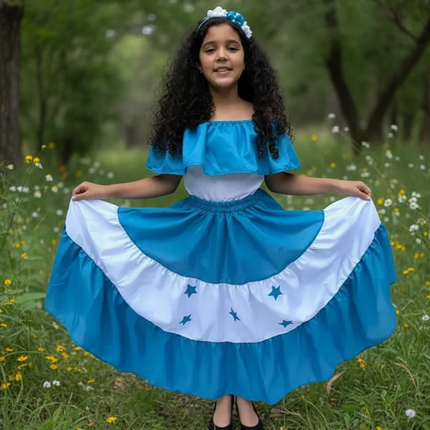 Honduras Traditional Girls Fiesta Dress