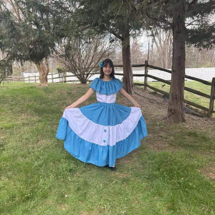 Honduras Traditional Women Fiesta Dress - VivianFongDesignsLLC