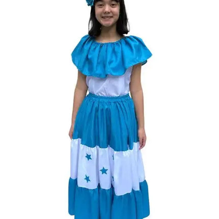 Honduras Traditional Women Fiesta Dress - VivianFongDesignsLLC
