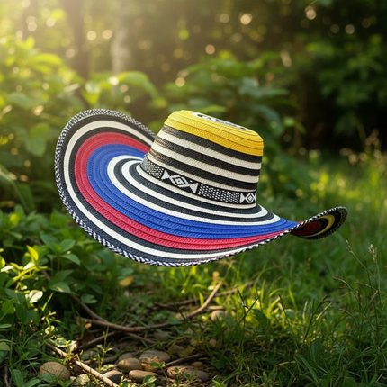 Sombrero colombiano Vueltiao para niños