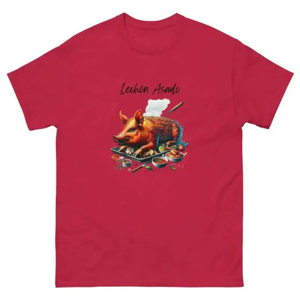 Lechon Asado Classic Tee - Unisex Cotton T-Shirt - VivianFongDesignsLLC