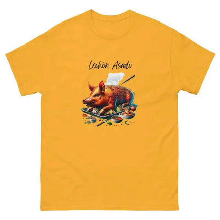 Lechon Asado Classic Tee - Unisex Cotton T-Shirt - VivianFongDesignsLLC