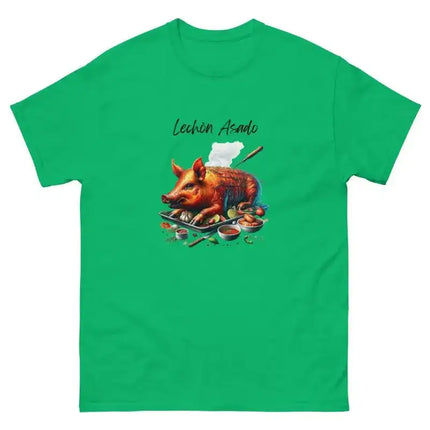 Lechon Asado Classic Tee - Unisex Cotton T-Shirt - VivianFongDesignsLLC