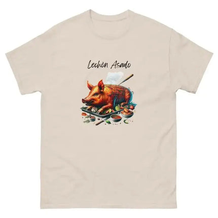 Lechon Asado Classic Tee - Unisex Cotton T-Shirt - VivianFongDesignsLLC