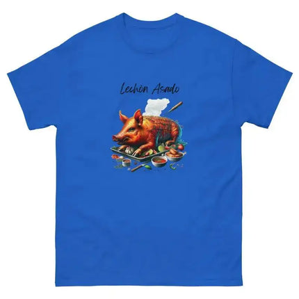 Lechon Asado Classic Tee - Unisex Cotton T-Shirt - VivianFongDesignsLLC