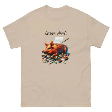 Lechon Asado Classic Tee - Unisex Cotton T-Shirt - VivianFongDesignsLLC