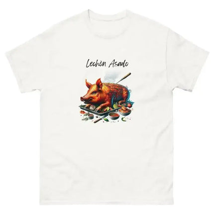 Lechon Asado Classic Tee - Unisex Cotton T-Shirt - VivianFongDesignsLLC