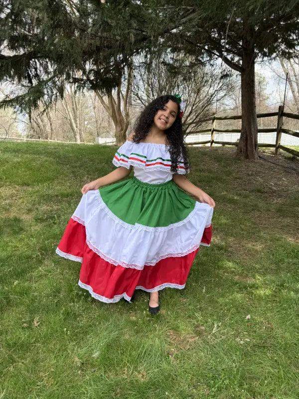 Mexican Traditional Girls Casual Dress Mexican Traditional Girls Casual Dress