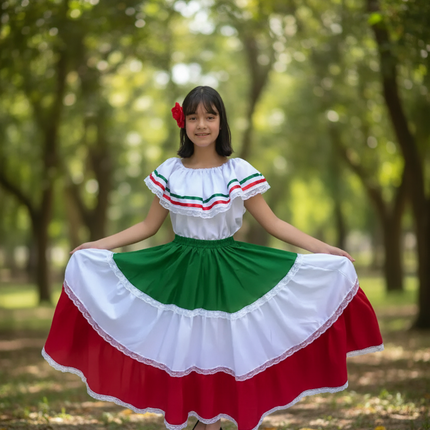 Mexican Traditional Women Fiesta Dress