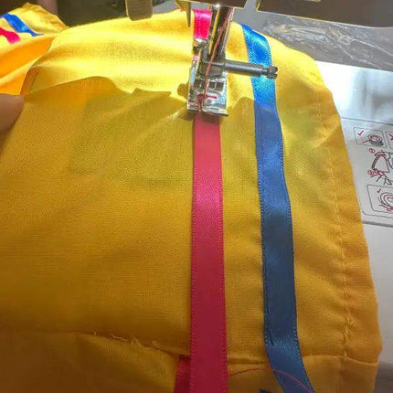 Nicaragua Traditional Fiesta Dress - Yellow - VivianFongDesignsLLC