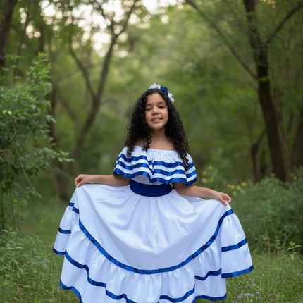Nicaragua Traditional Girls Fiesta Dress