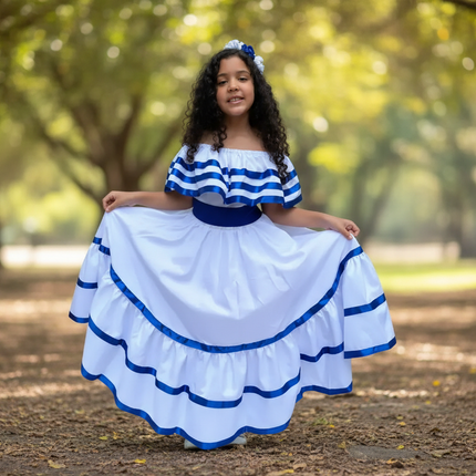 Nicaragua Traditional Girls Fiesta Dress