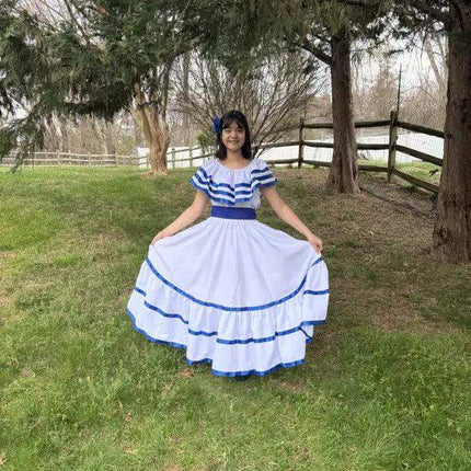 Nicaragua Traditional Women Fiesta Dress - VivianFongDesignsLLC