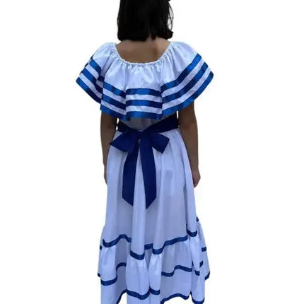 Nicaragua Traditional Women Fiesta Dress - VivianFongDesignsLLC