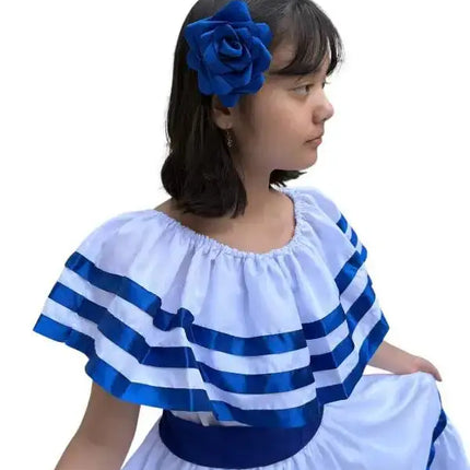 Nicaragua Traditional Women Fiesta Dress - VivianFongDesignsLLC