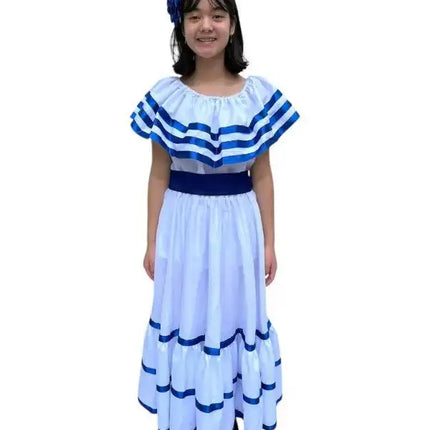 Nicaragua Traditional Women Fiesta Dress - VivianFongDesignsLLC
