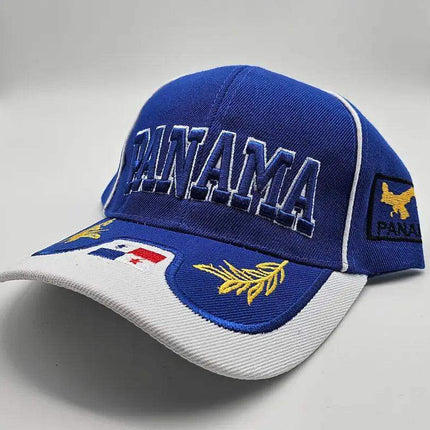 Panama Flag Embroidered Baseball Cap Hat - VivianFongDesignsLLC