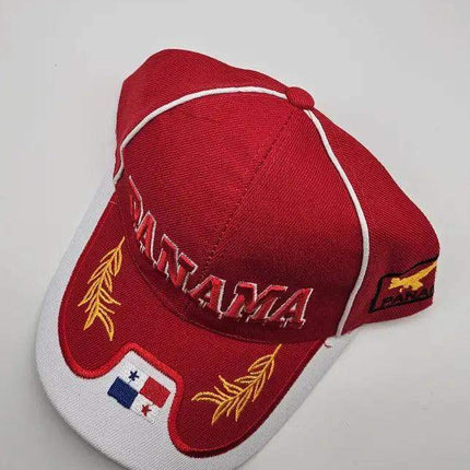Panama Flag Embroidered Baseball Cap Hat - VivianFongDesignsLLC