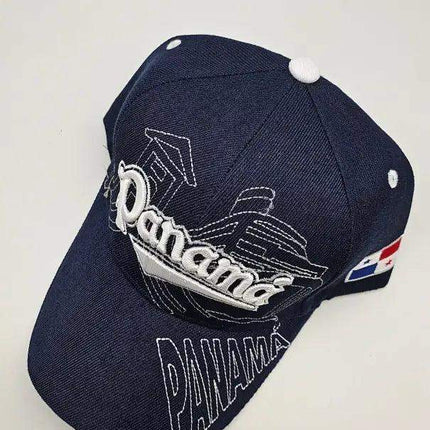 Panama Flag Embroidered Baseball Cap Hat - VivianFongDesignsLLC